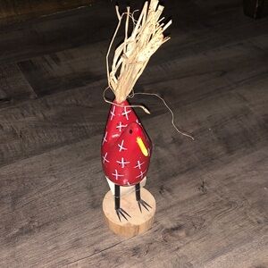 EDITH JOHN NAVAJO FOLK ART HAND CARVED WOOD CHICKEN